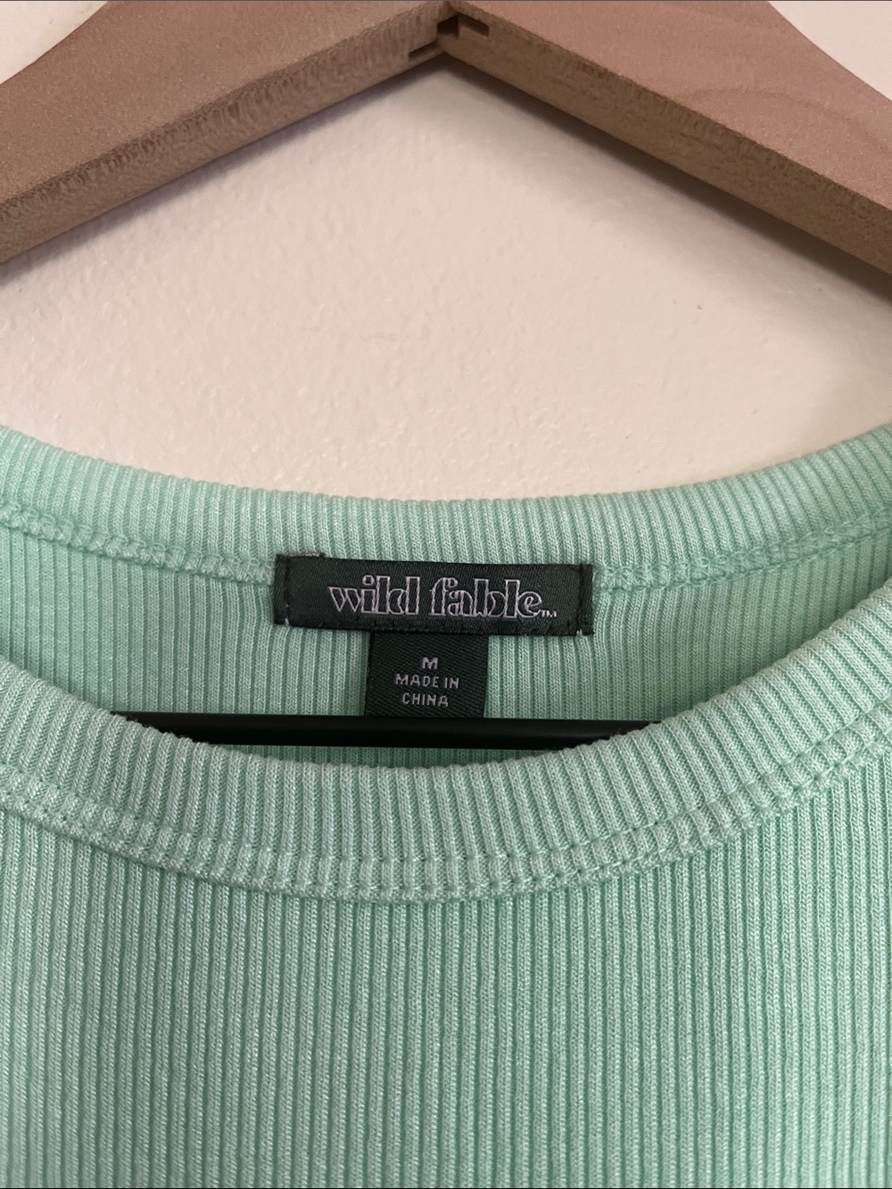 wild fable Mint Green Ribbed Shell Tank Top - Picture 3 of 5